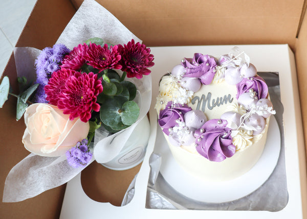 Mother's Day Flower pot & Bento Cake