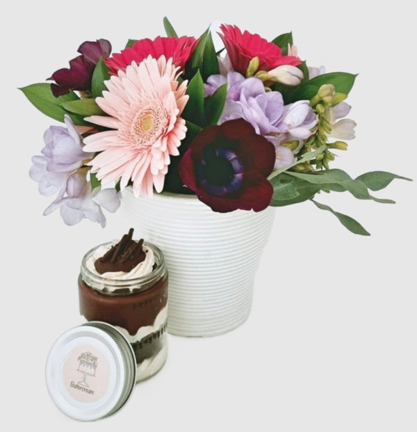 Flower Posy Pot and Cake Jar